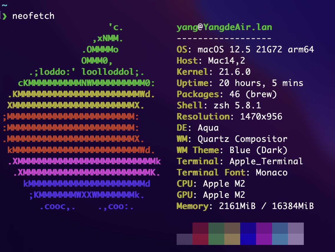 neofetch